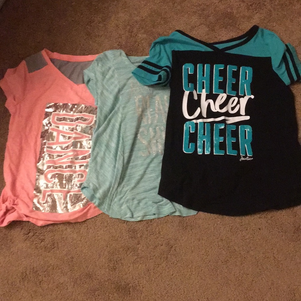 Cute Summer-Spring Girls T-shirts Size 12.